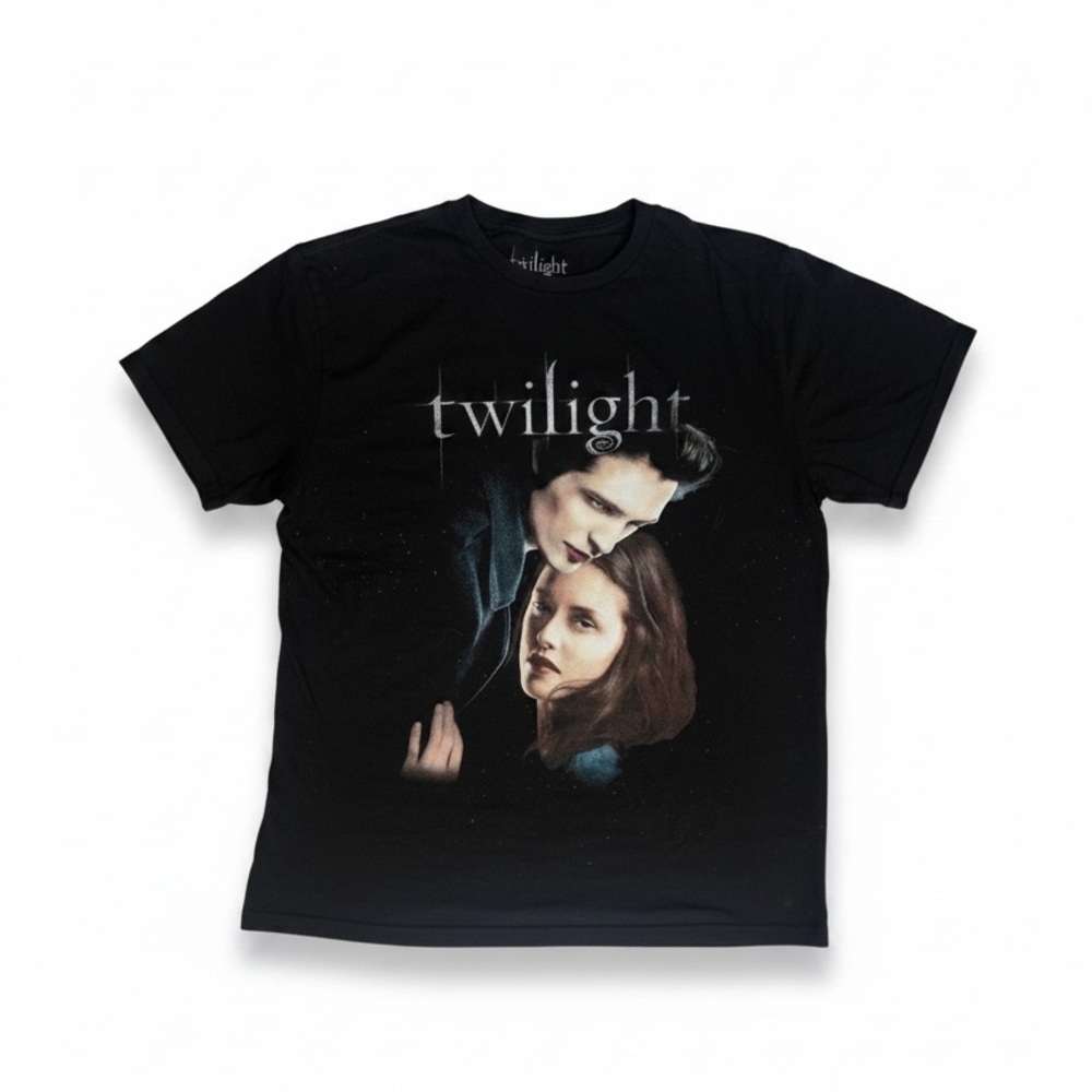 Twilight Saga Movie Graphic T-Shirt‎ Black Edward Bella Lionsgate 2013 Mens XL